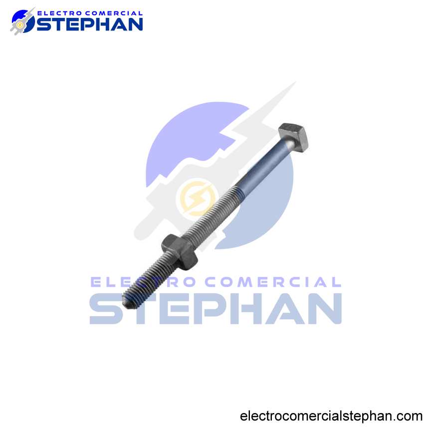 PERNO MAQUINADO F.G DE 1/2 X 10´´ C/TUERCA Y CONTRATUERCA