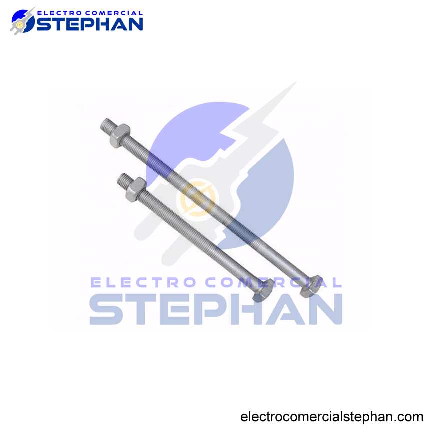 PERNO MAQUINADO F.G DE 5/8 X 18´´ C/TUERCA Y CONTRATUERCA