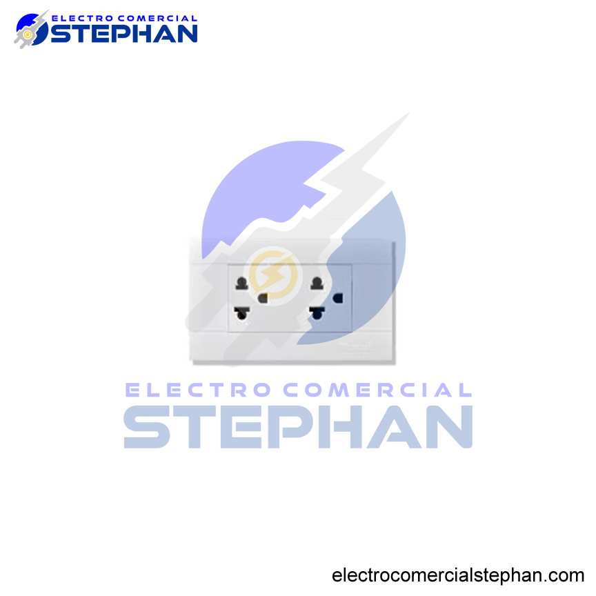 TOMACORRIENTES  DOBLES BLANCAS