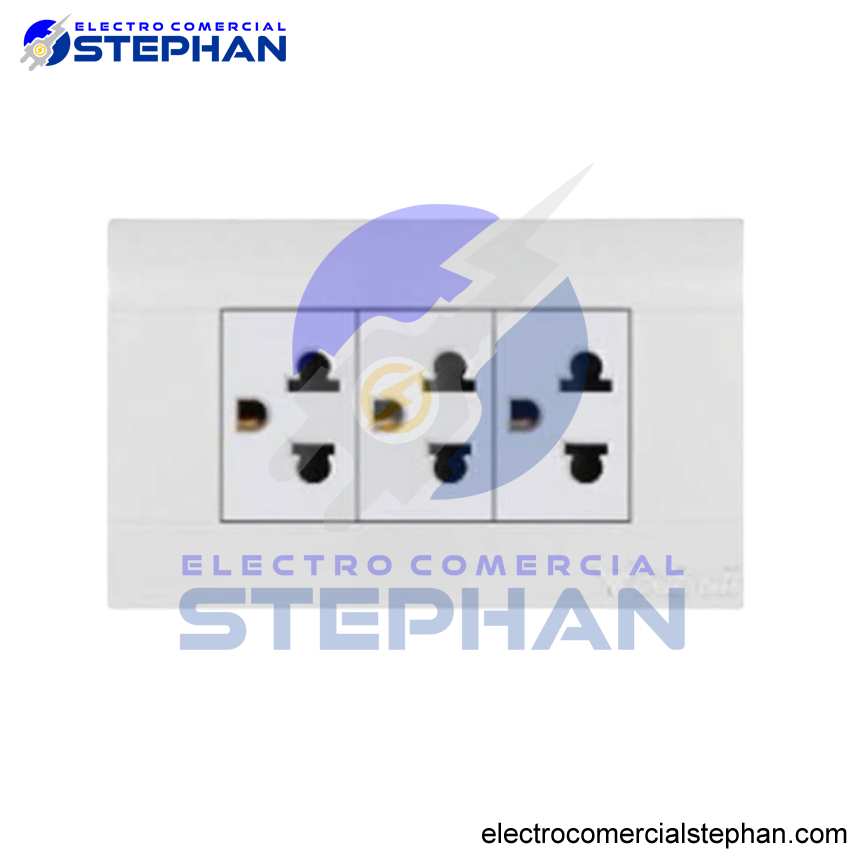 TOMACORRIENTE TRIPLE CUBULL