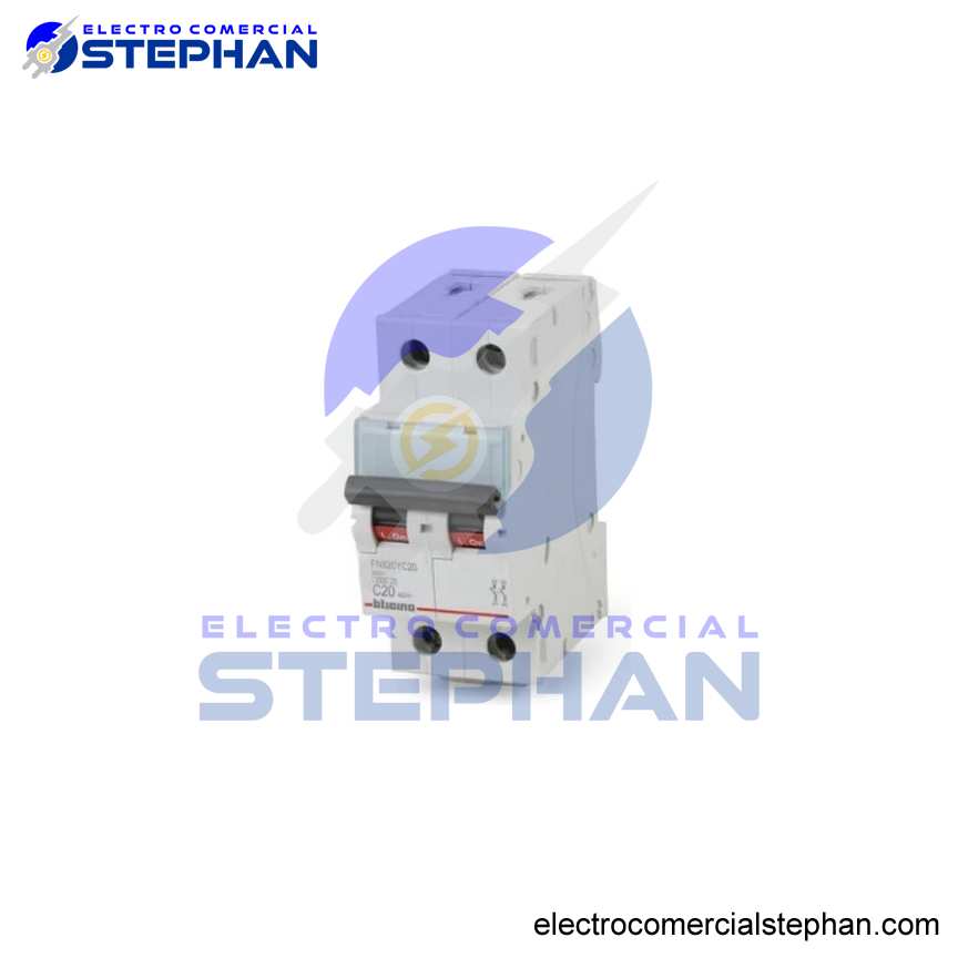 INTERRUPTOR TERMOMAGNÉTICO 2X20A 220V-10KA BTICINO LEGRAND