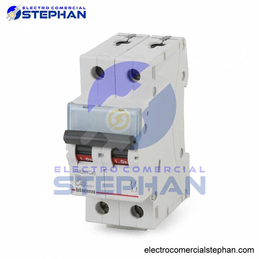 INTERRUPTOR TERMOMAGNÉTICO 2X40A 220V-10KA BTICINO LEGRAND