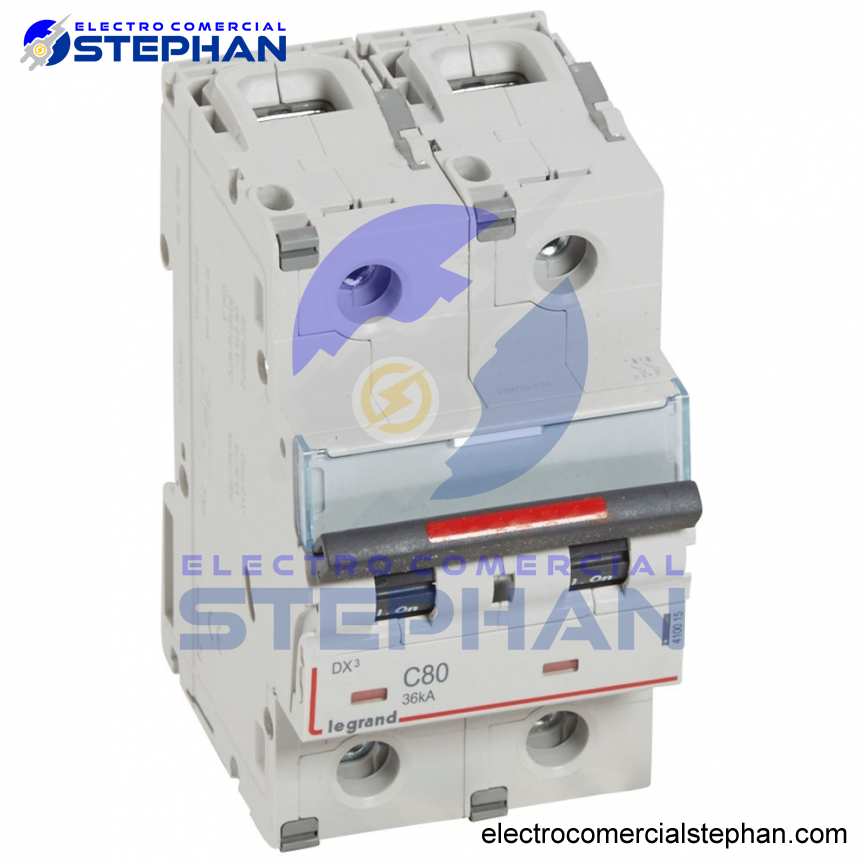 INTERRUPTOR TERMOMAGNÉTICO 2X80A 220V-10KA BTICINO LEGRAND