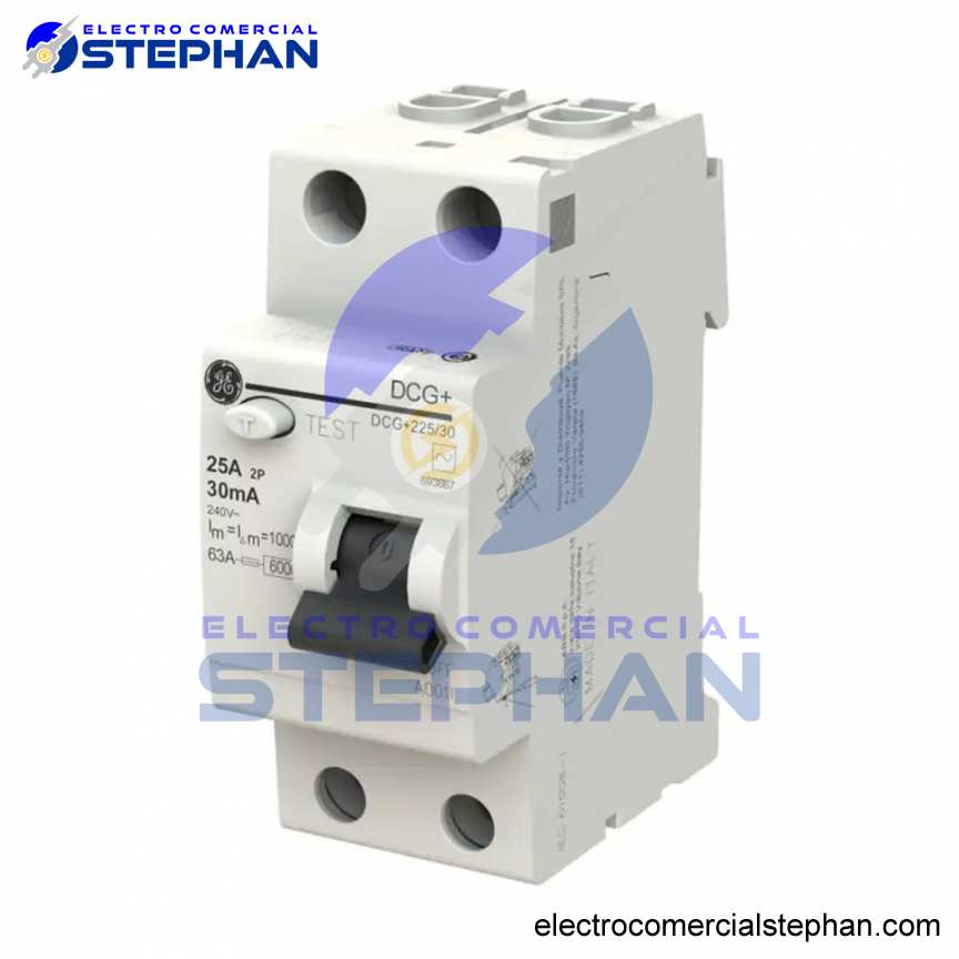 INTERRUPTOR DIFERENCIAL 2X25A 30MA 230V GENERAL ELECTRIC