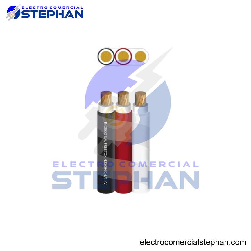 CABLE N2XOH TRIPLE 3-1X35MM2 1KV LIBRE DE HALÓGENO, CLASE 2