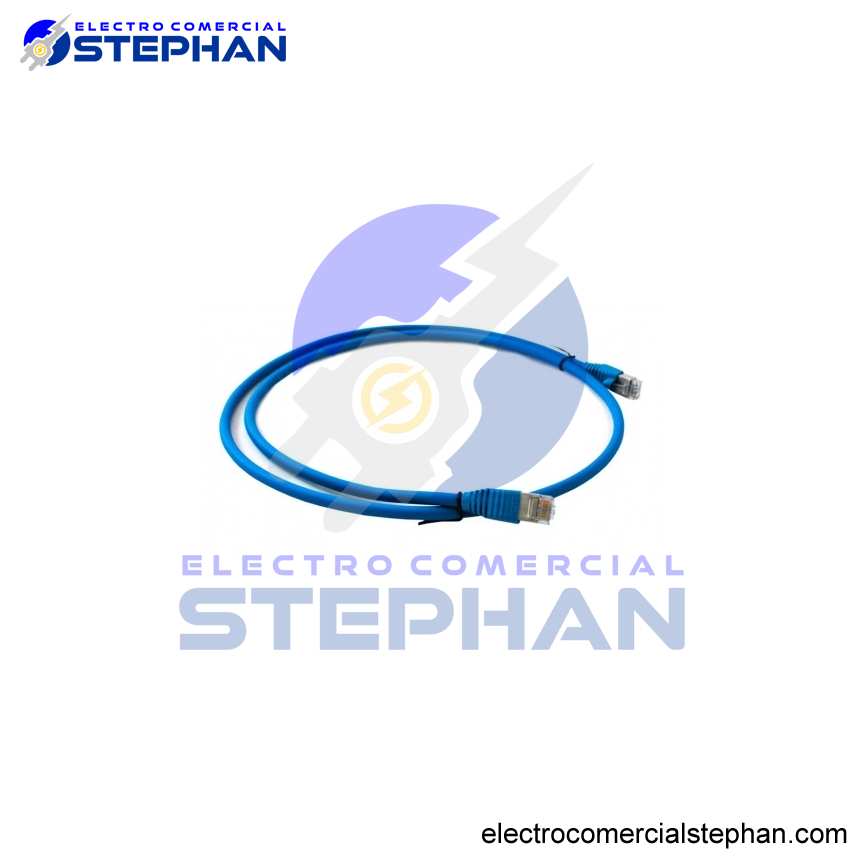 PACHCORD LSZH CAT6A 1MTS ROJO/NEGRO/AZUL