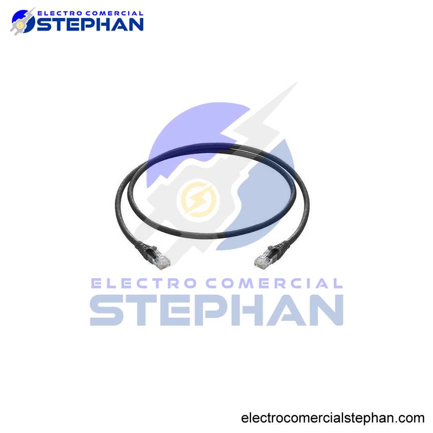 PACHCORD CAT6 DE 2MTS NEGRO/ROJO/AZUL LSZH