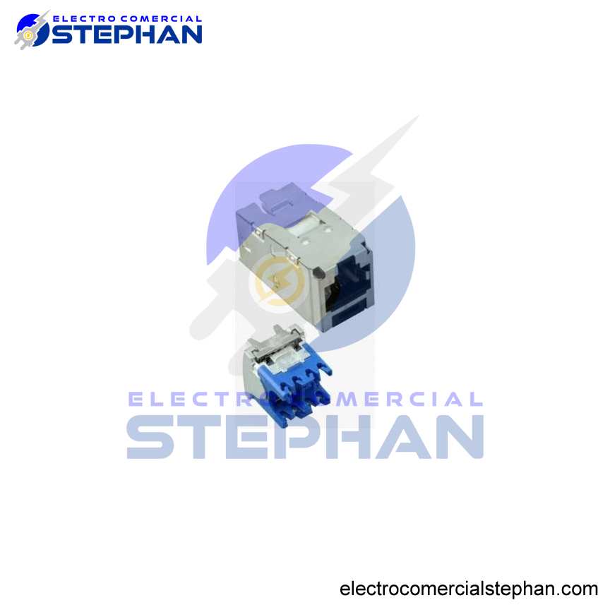 JACK RJ45 CAT6A ROJO/NEGRO/BLANCO/AZUL