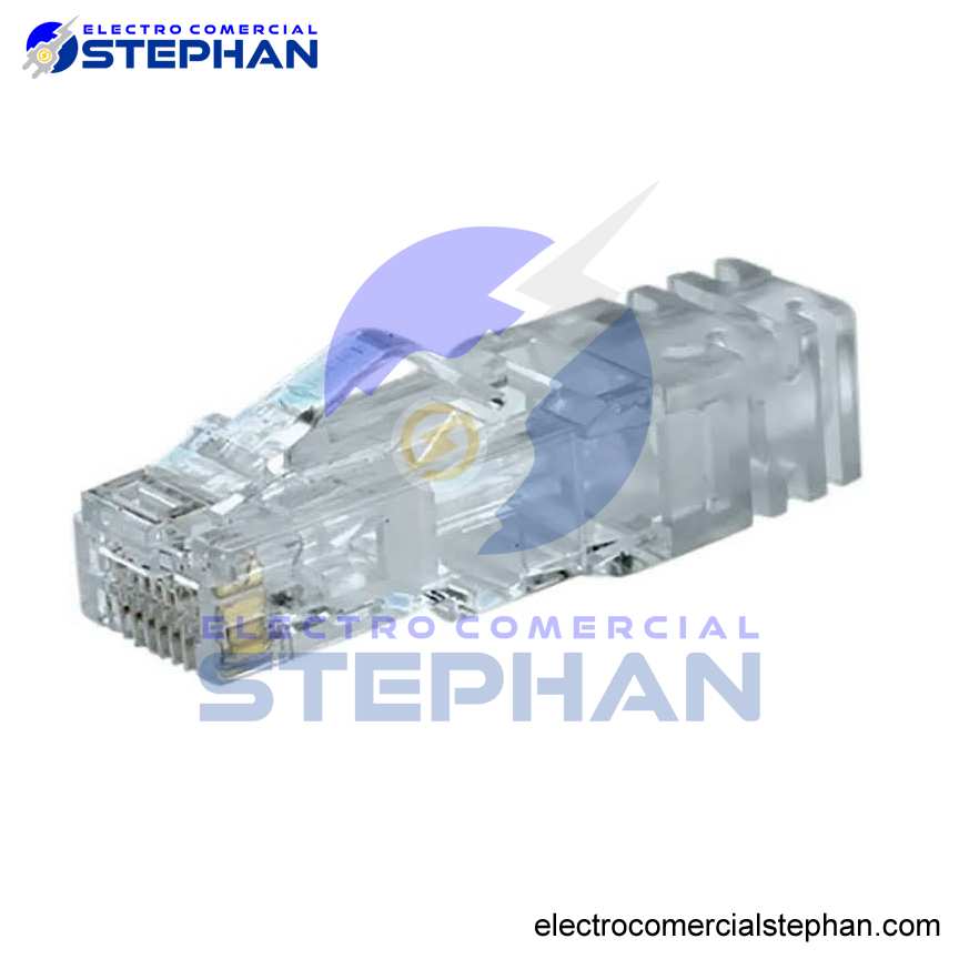 CONECTOR RJ45 CAT6A TRANSPARENTE