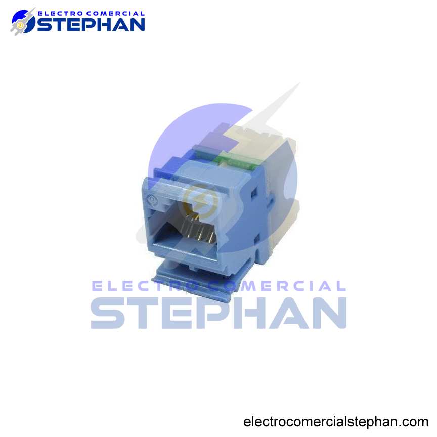 JACK RJ45 CAT6 ROJO/NEGRO/AZUL