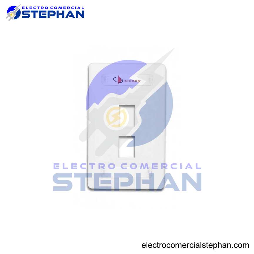 FACE PLATE DE 2PUERTOS