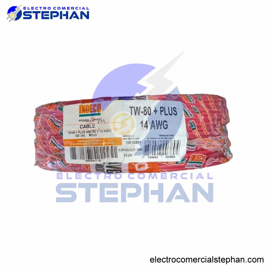 CABLE THW-90 +PLUS 14AWG 450/750V