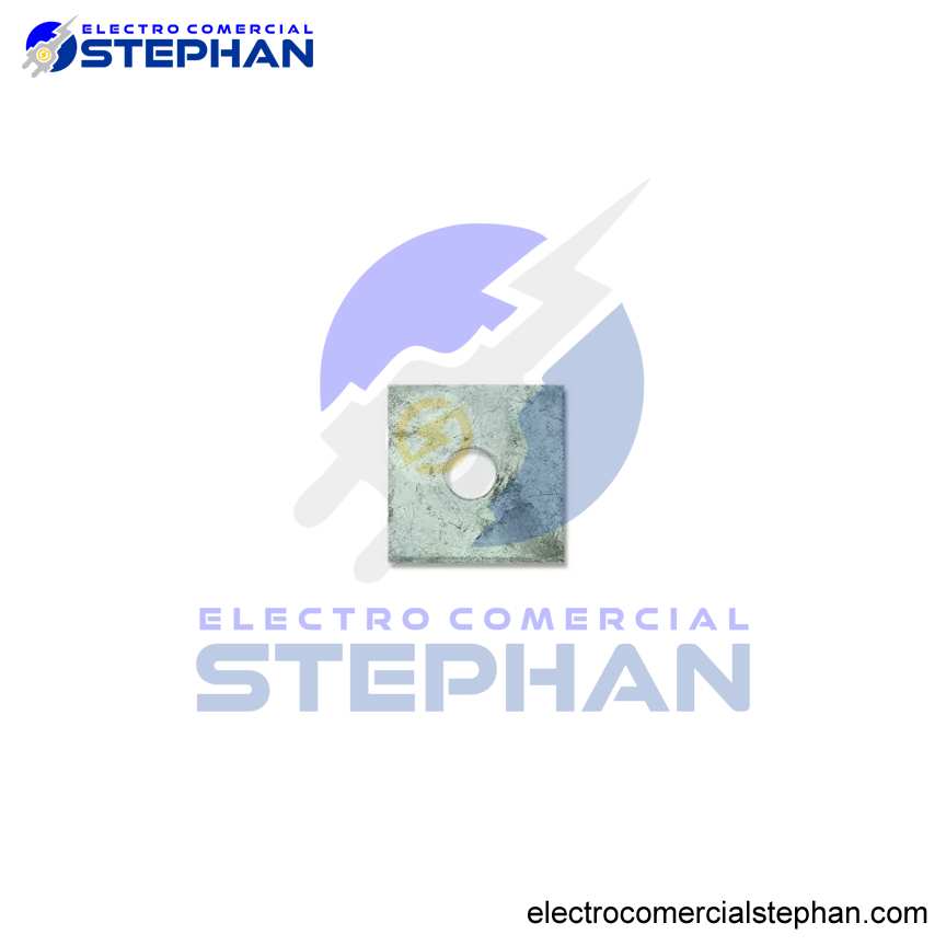 ARANDELAS CUADRADA PLANA 5MM X75X75 18MM