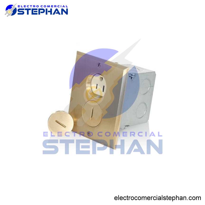 TOMACORRIENTE DE PISO DOBLE