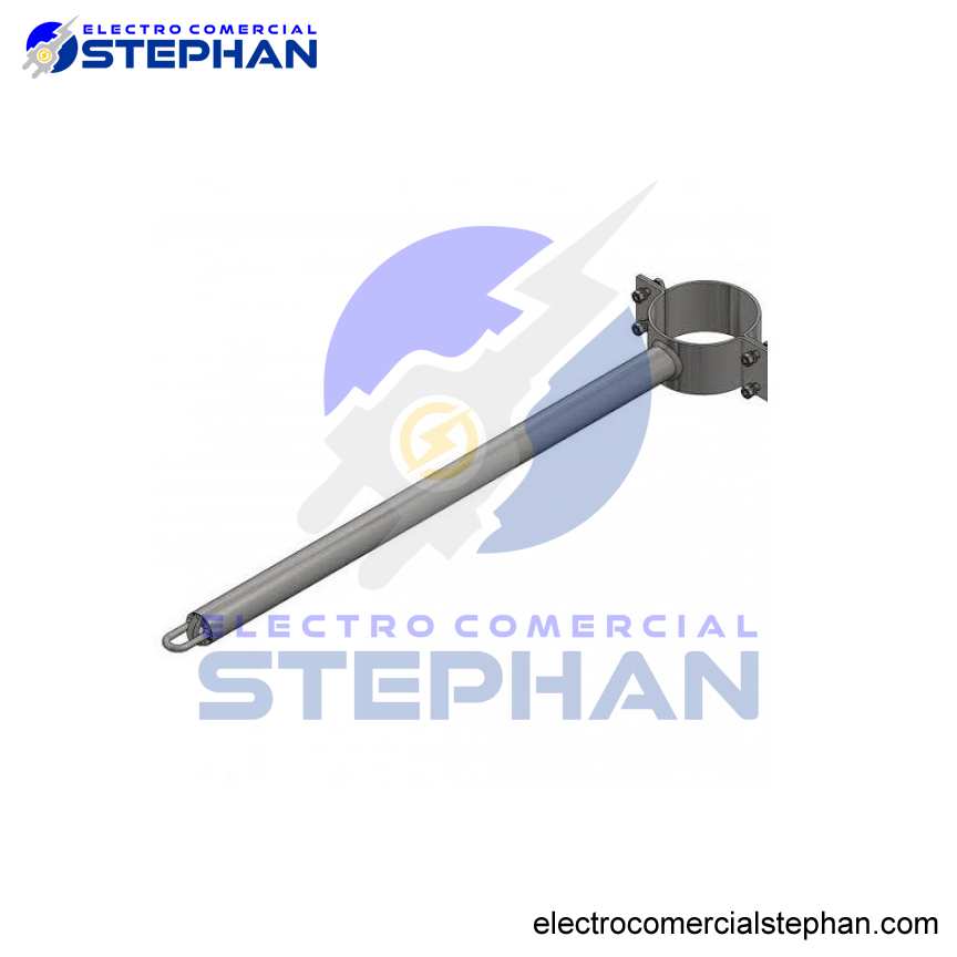 CONTRAPUNTA DE A.G. DE 38MMX120 C/ABRAZADERA DE 200MM